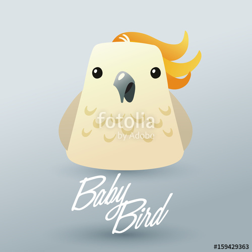 500x500 Cute Baby Bird Vector Illustration Stock Image And Royalty Free
