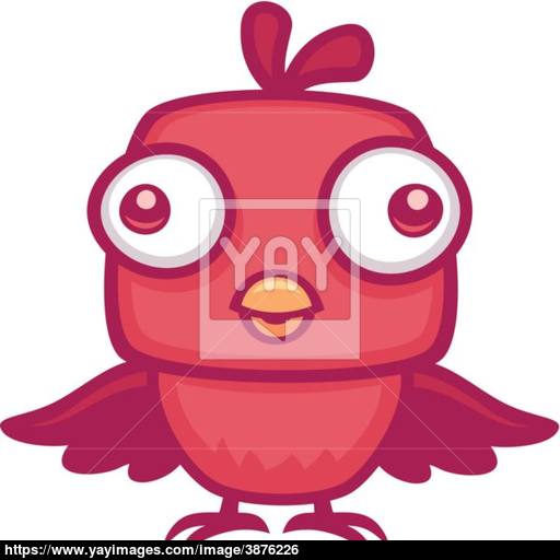 512x512 Cute Baby Bird Vector