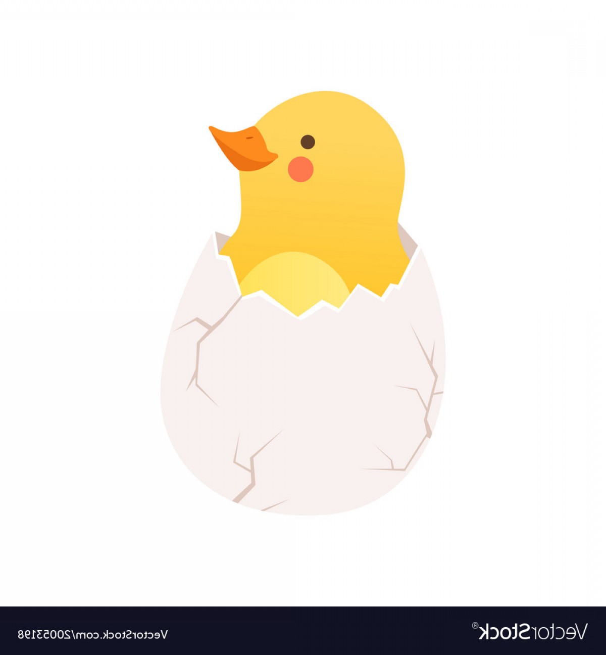1200x1296 Cute Baby Chicken Hatching Funny Cartoon Bird Vector Cqrecords