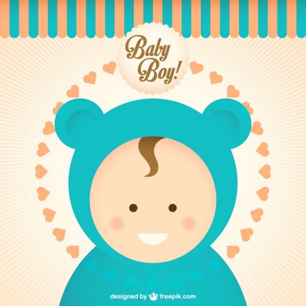 626x626 Baby Boy Vector Free Download