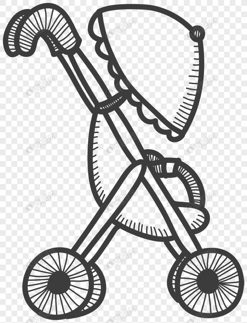 860x1123 Baby Carriage Vector Png Image Picture Free Download