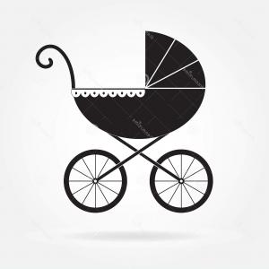 300x300 Baby Carriage Icons Set Simple Illustration Of Baby Carriage