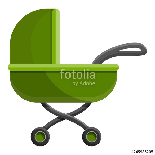500x500 Modern Baby Pram Icon Cartoon Of Modern Baby Pram Vector Icon