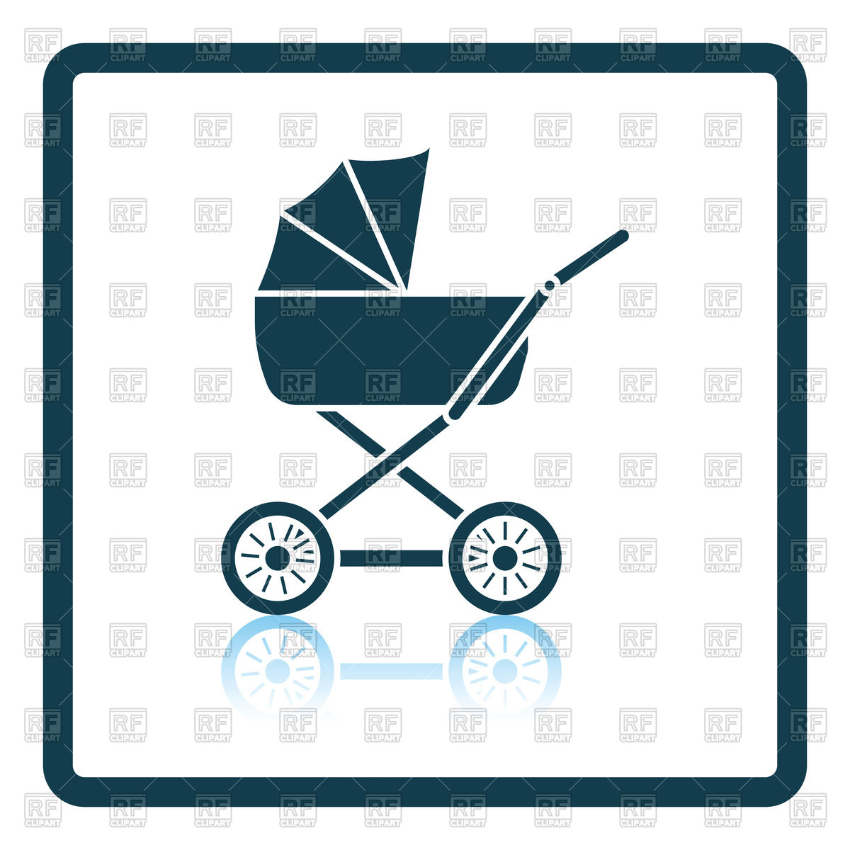 1200x1200 Icon Of Baby Pram Vector Image Of Objects Angelp