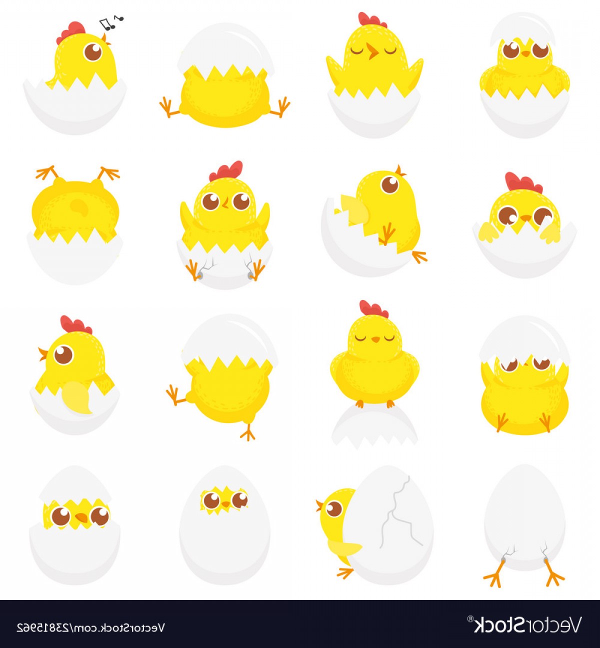 Cute Chicken In Egg Easter Baby Chick Newborn Vector Savoyuptown 1200x1296 Cute Chicken In Egg Easter Baby Chick Newborn Vector Savoyuptown