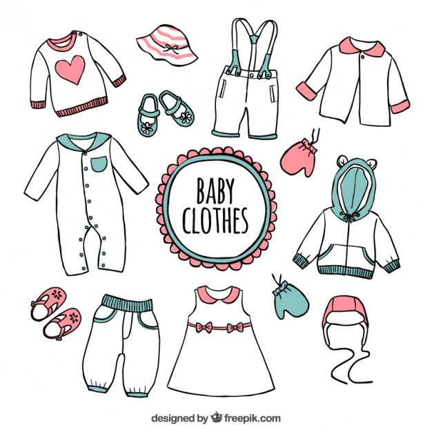 Hand Drawn Baby Clothes Download Thousands Of Free Vectors 626x626 Hand Drawn Baby Clothes Download Thousands Of Free Vectors