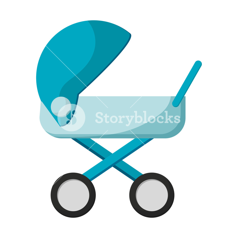 1000x1000 Baby Cradle Symbol Isolated Vector Illustration Graphic Design