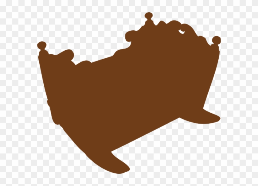 840x606 Baby Cradle Bed Silhouette Vector Clip Art