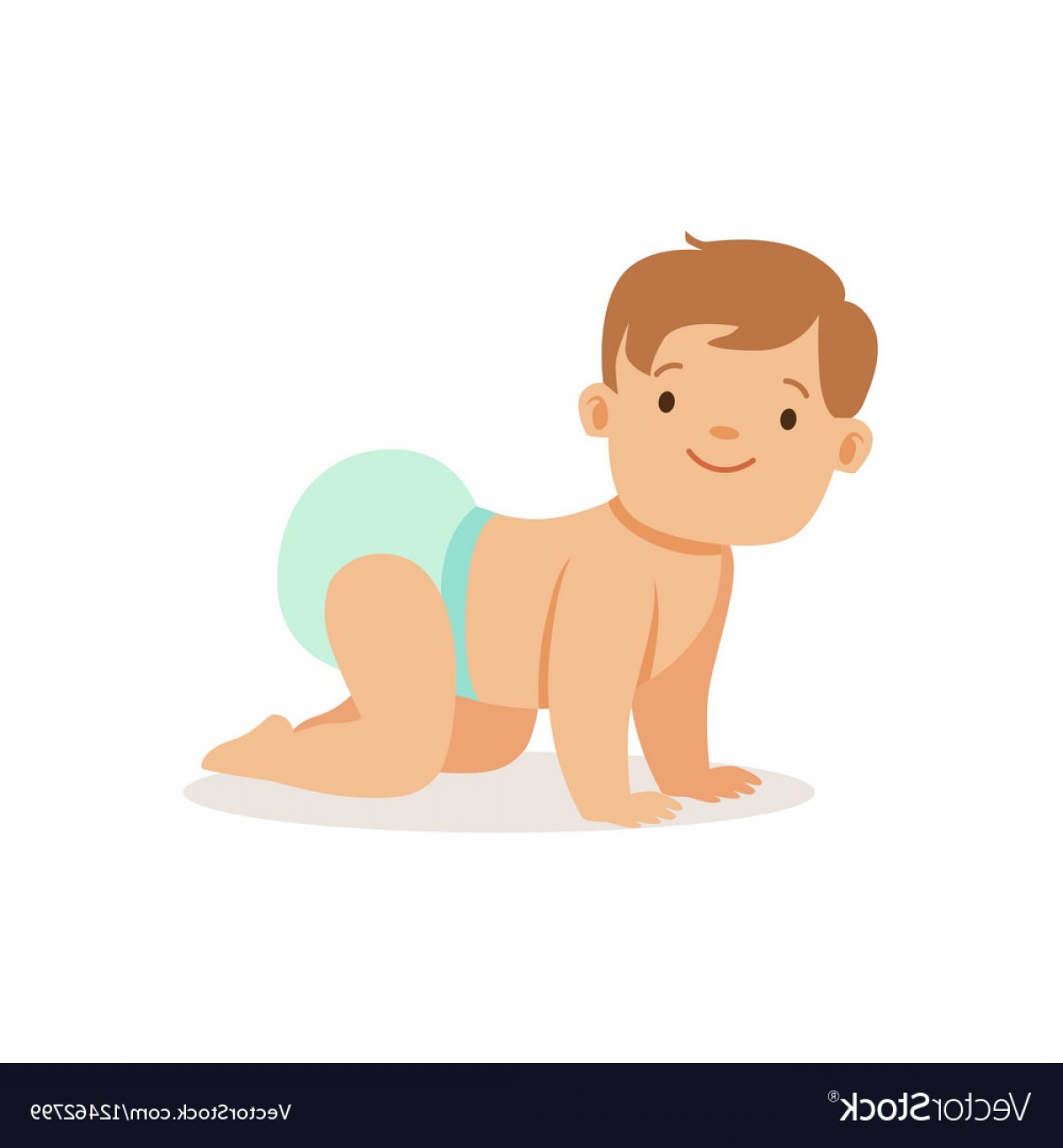 Baby Crawling Vector at Vectorified.com | Collection of Baby Crawling ...