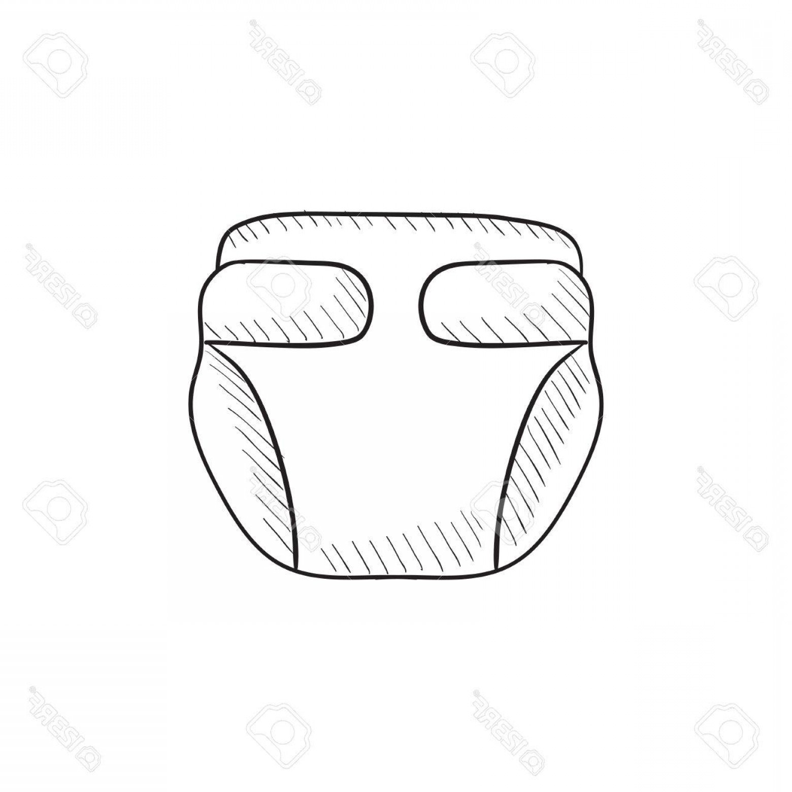Photostock Vector Baby Diaper Vector Sketch Icon Isolated 1560x1560 Photostock Vector Baby Diaper Vector Sketch Icon Isolated