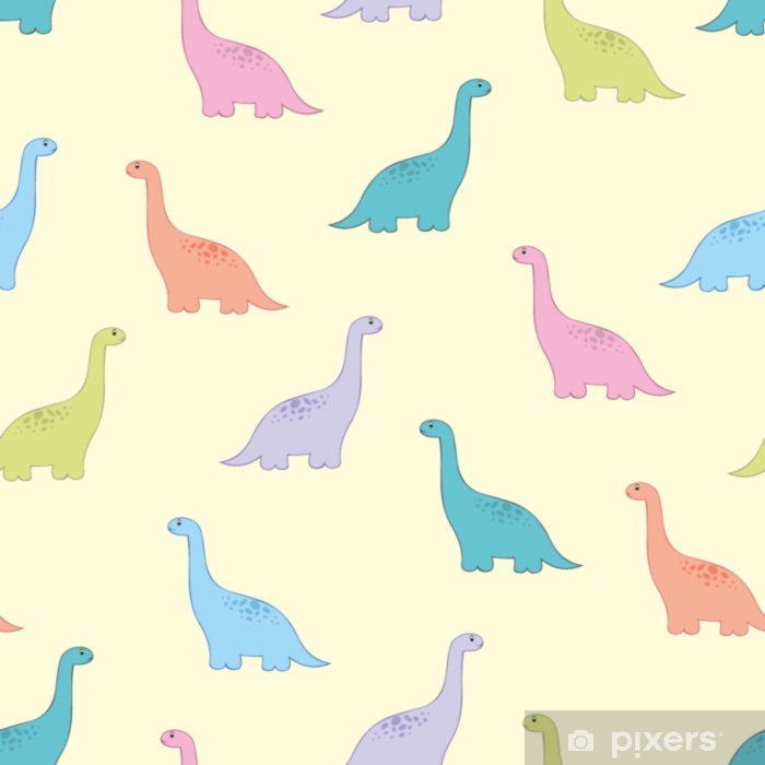 700x700 Dinosaur Vector Baby Seamless Pattern Wall Mural We