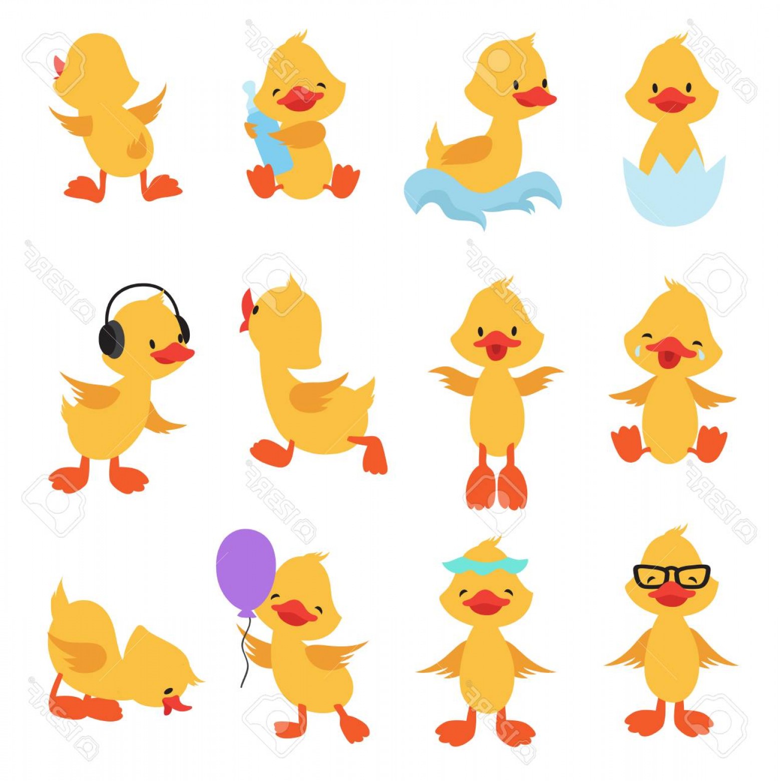 Baby Duck Vector At Vectorified.com 