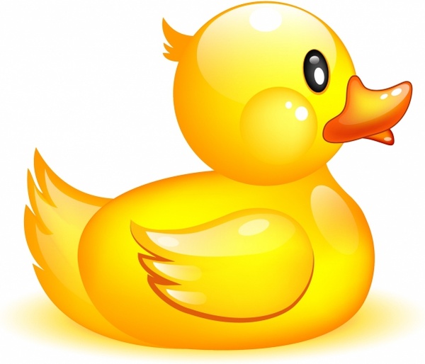 600x514 Rubber Duck Free Vector In Adobe Illustrator