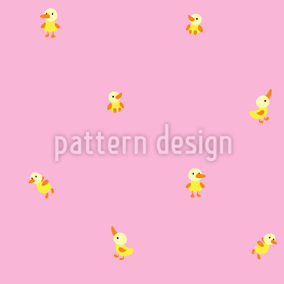 400x400 Baby Duck Seamless Vector Pattern