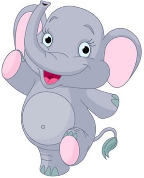 Baby Elephant Vector Free Vector Download 298x368 Baby Elephant Vector Free Vector Download