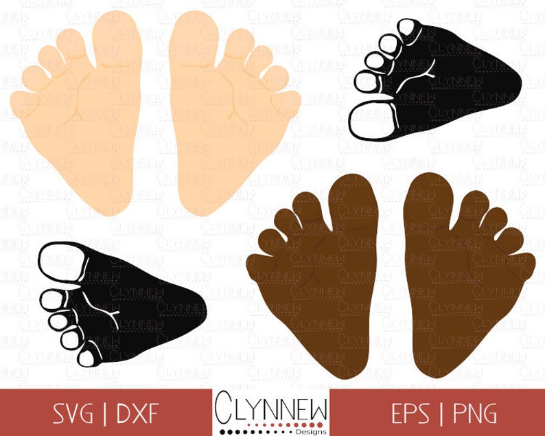 794x635 Baby Feet Baby Foot Vector Clipart Footprint Silhouette Etsy