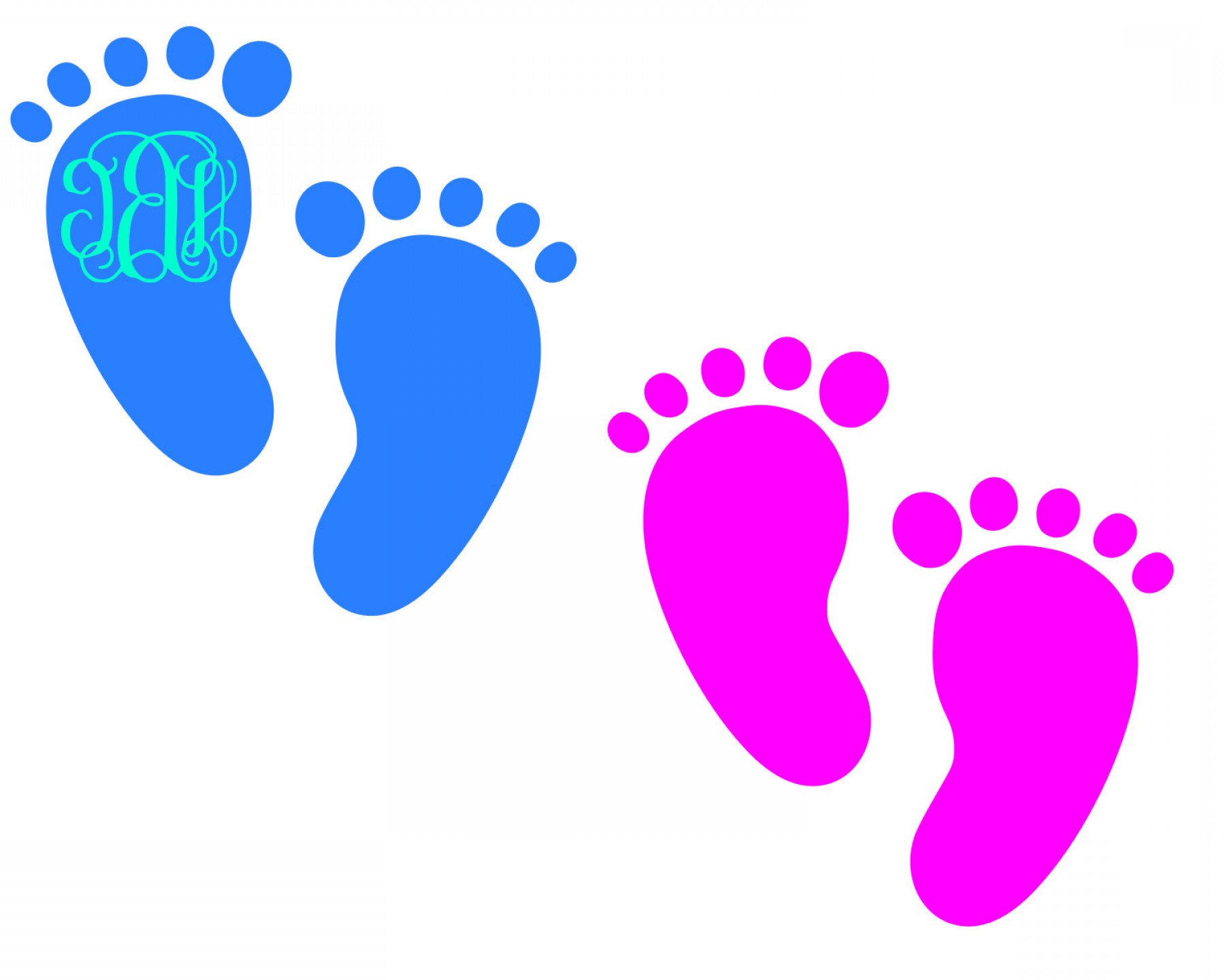 1800x1440 Baby Feet Monogram Frames Catchsplace