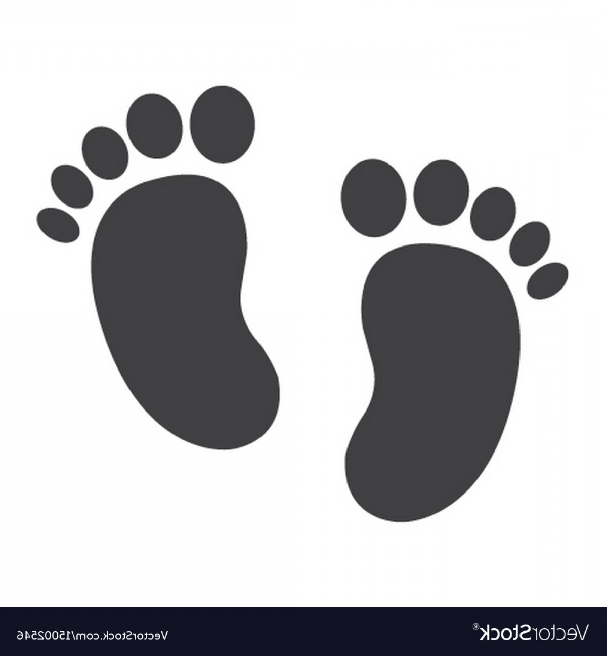 1200x1296 Baby Feet Vector Art Catchsplace