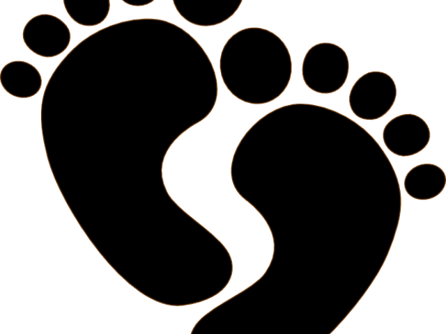640x480 Baby Feet Vector