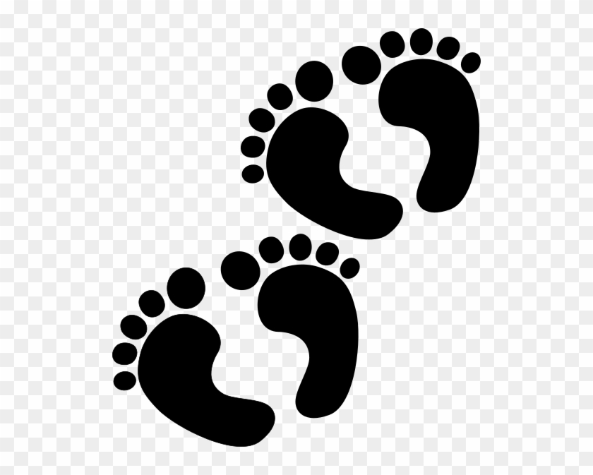 840x673 Baby Feet Black Clip Art At Clker
