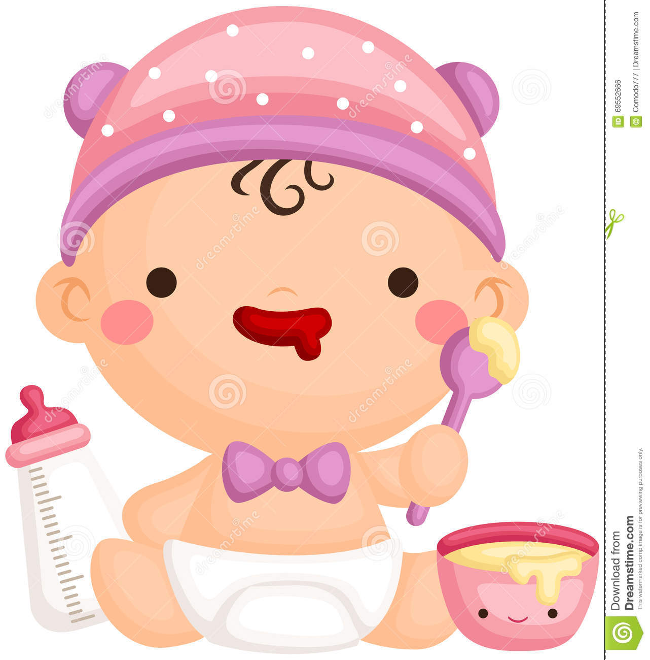 Baby Food Vector