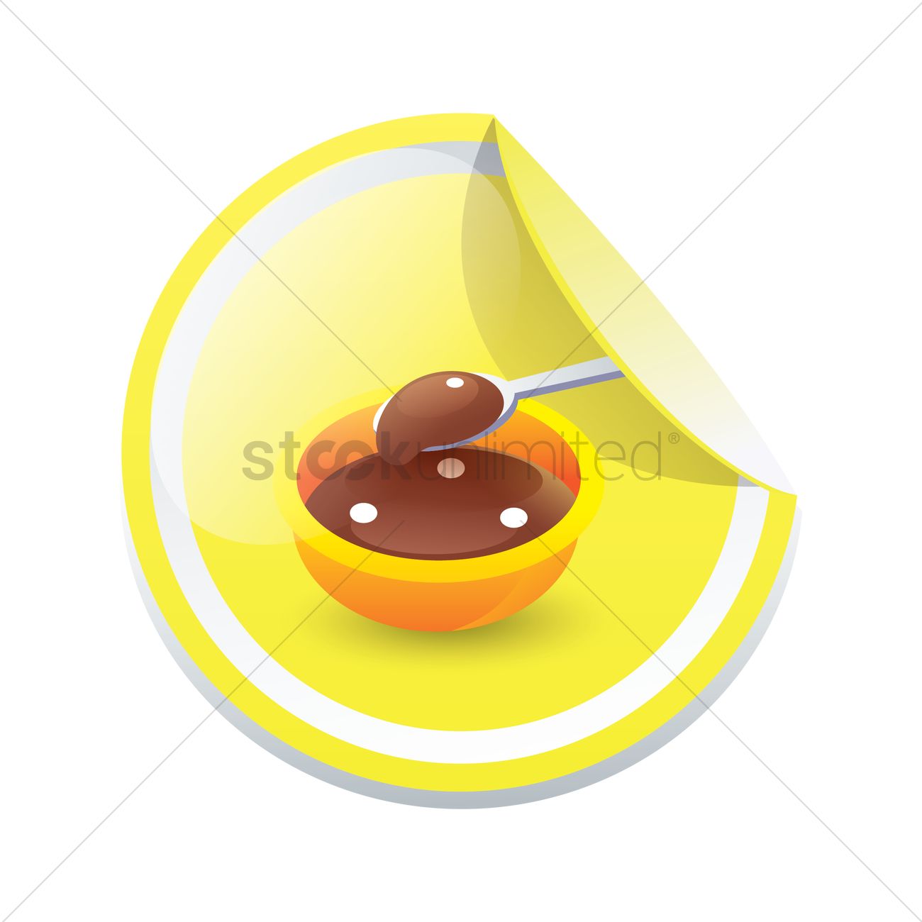1300x1300 Baby Food Vector Image