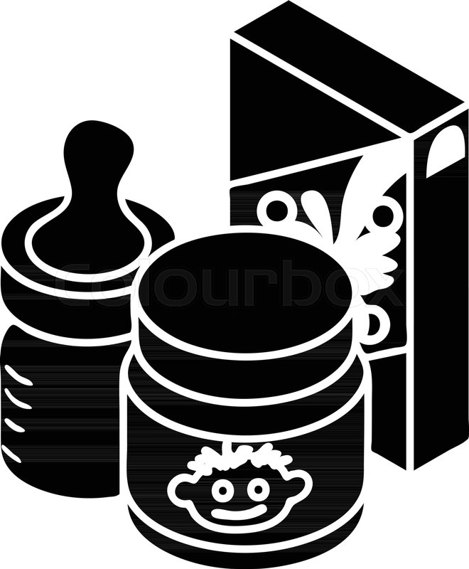 660x800 Baby Food Icon Simple Illustration Of Stock Vector Colourbox