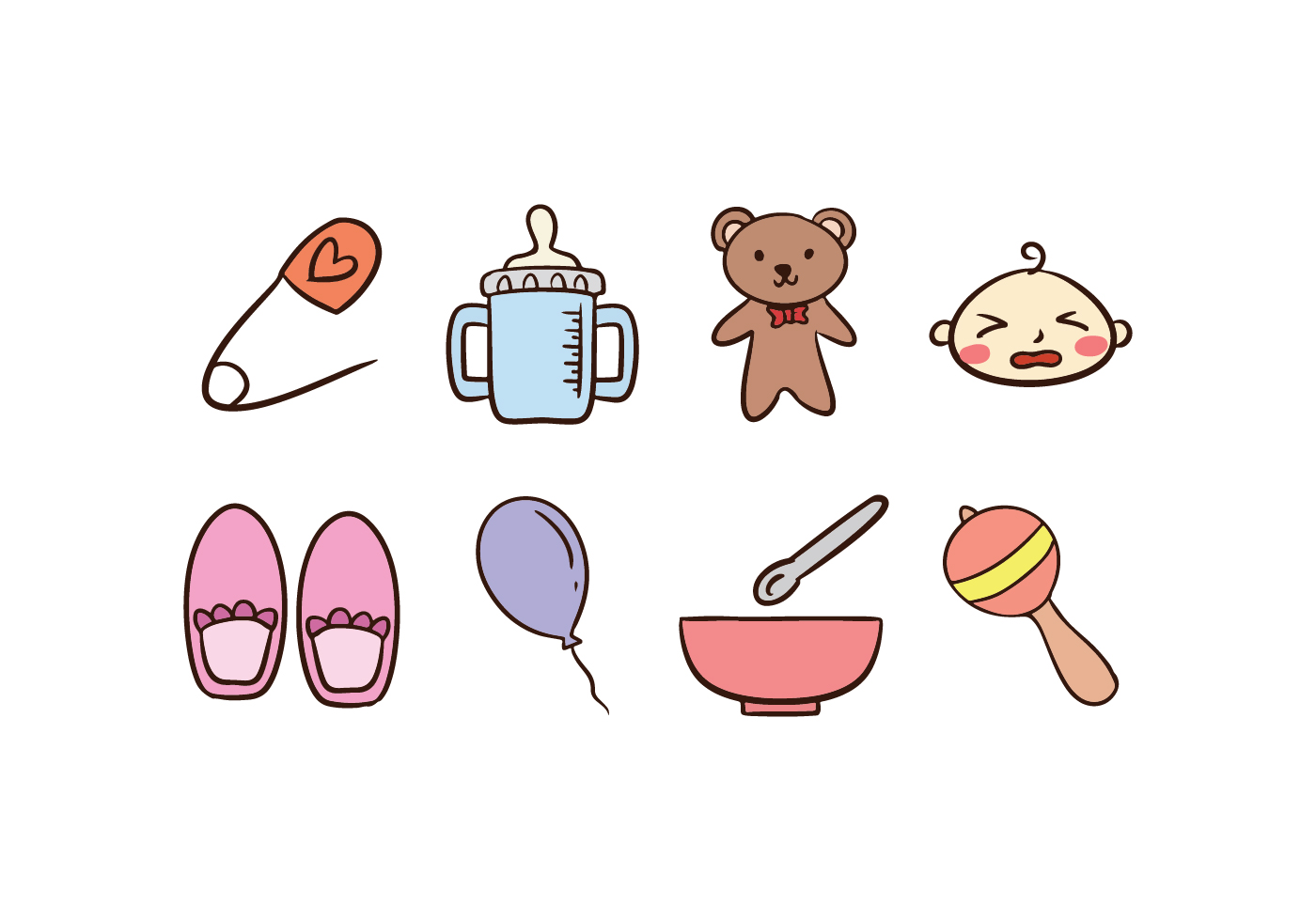 1400x980 Baby Food Free Vector Art