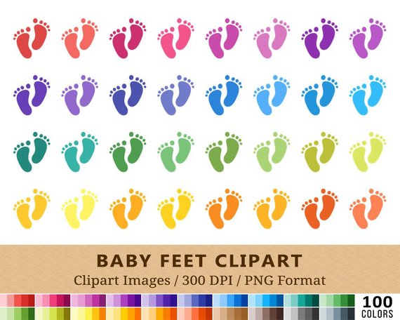 Baby Footprint Vector