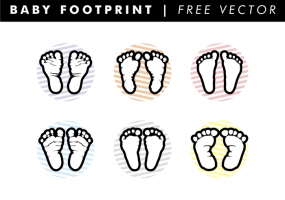 285x200 Baby Footprint Shapes Free Vector Graphic Art Free Download