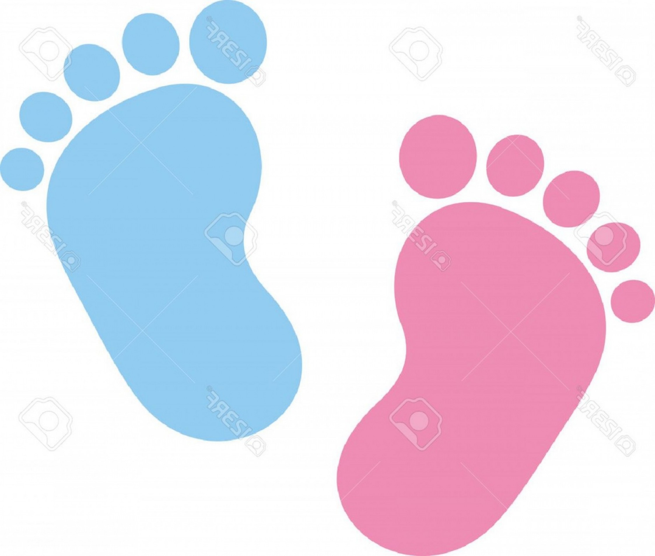 Baby Footprint Vector at Vectorified.com | Collection of Baby Footprint ...