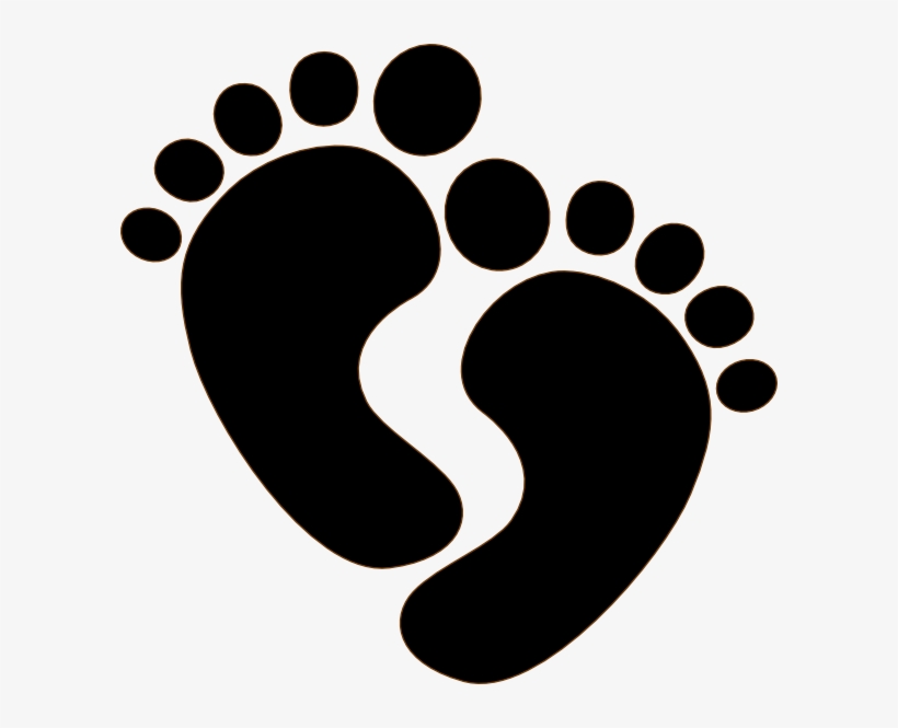 820x665 Vector Footprints Silhouette