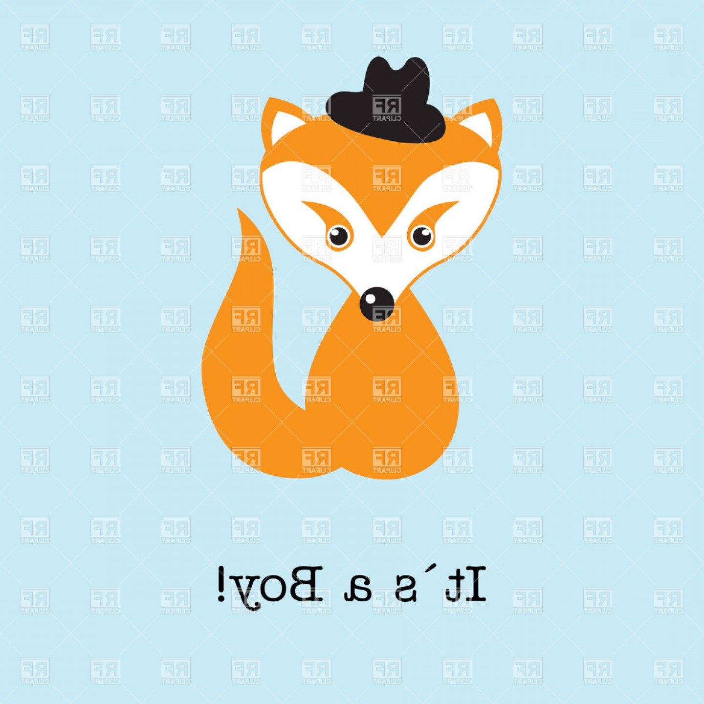 Baby Fox Vector
