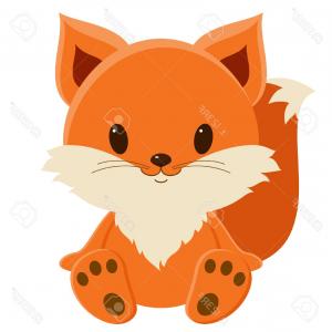 300x300 Cute Fox Adorable Cartoon Vector Illustration Hoodamathrun