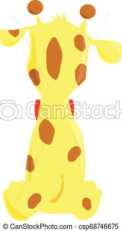 Baby Giraffe Vector