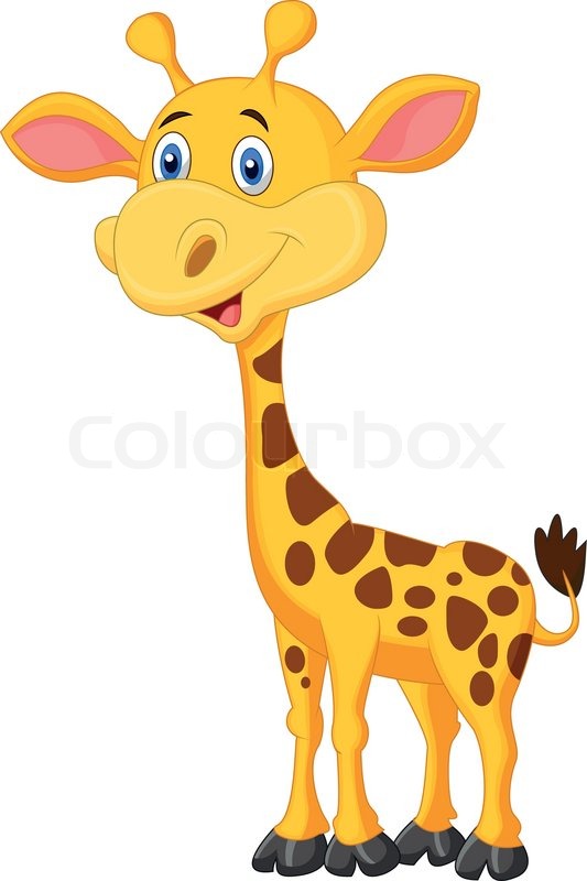 533x800 Vector Illustration Of Cute Giraffe Stock Vector Colourbox