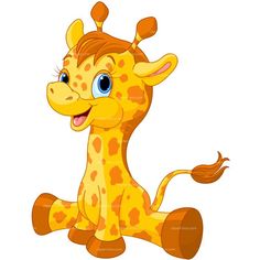 236x236 Cute Baby Giraffe Clipart
