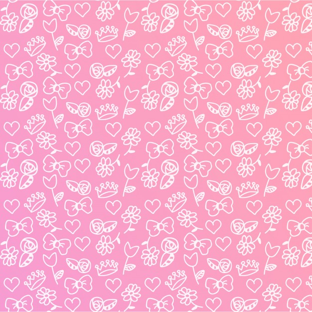 626x626 Baby Girl Editable Pattern Vector Free Download