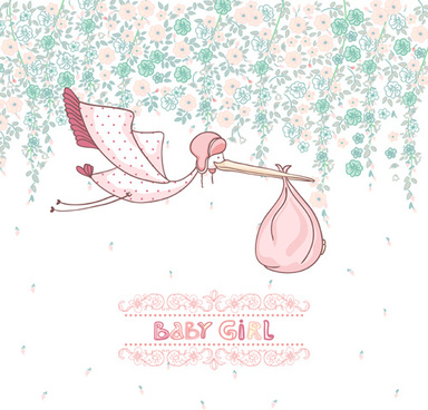 384x368 Baby Girl Vector Free Vector Download