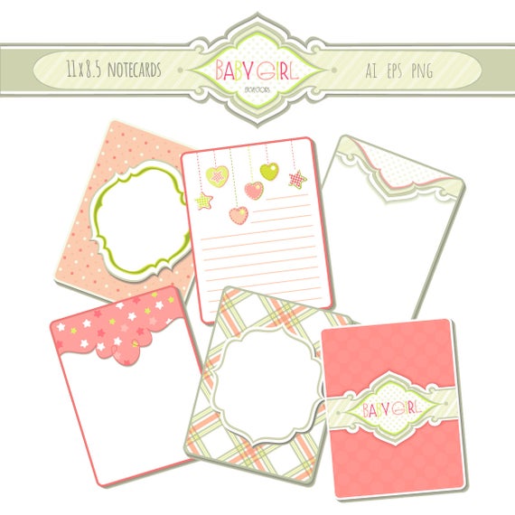 570x570 Baby Girl Themed Clipart Pack