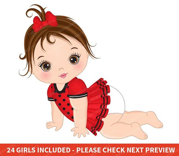 570x499 Ladybug Baby Girl Clipart