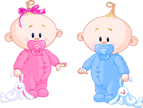 500x376 Cartoon Cute Baby Vector Illustration Free Download