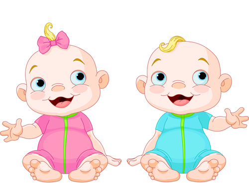 500x375 Cartoon Cute Baby Vector Illustration Free Download