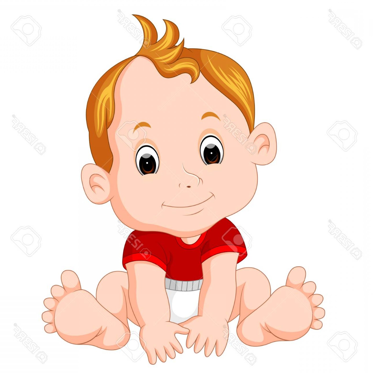 1560x1560 Photostock Vector Cartoon Cute Baby Vector Illustration Cqrecords