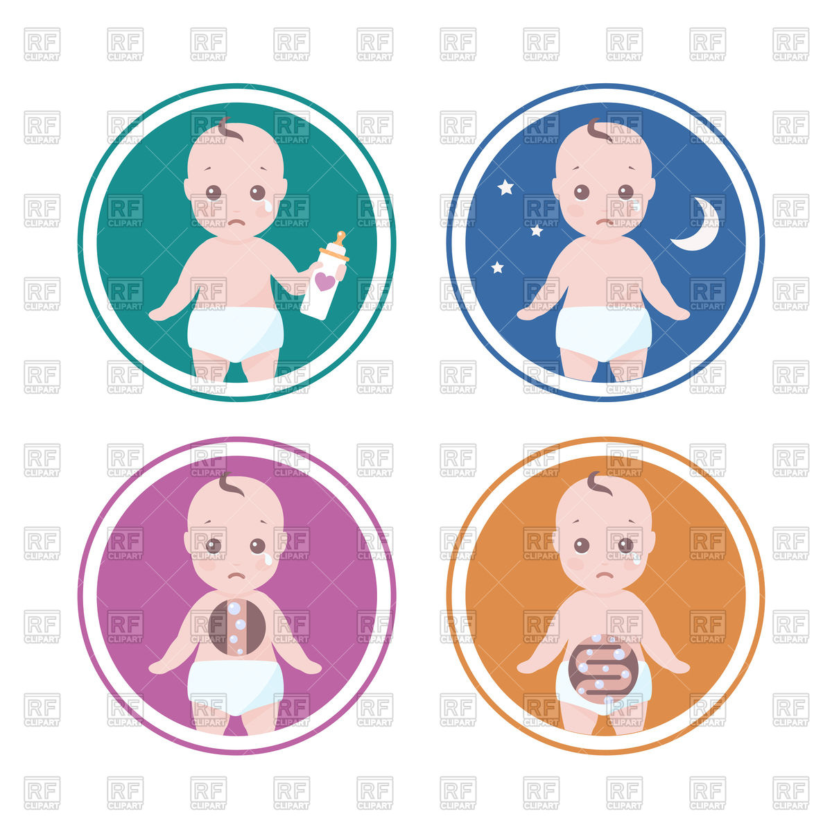 1200x1200 Reasons Why Baby Cry Vector Image Of People Dreammaster