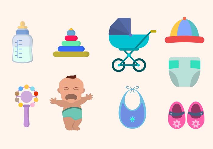 700x490 Baby Illustration Vector Collection