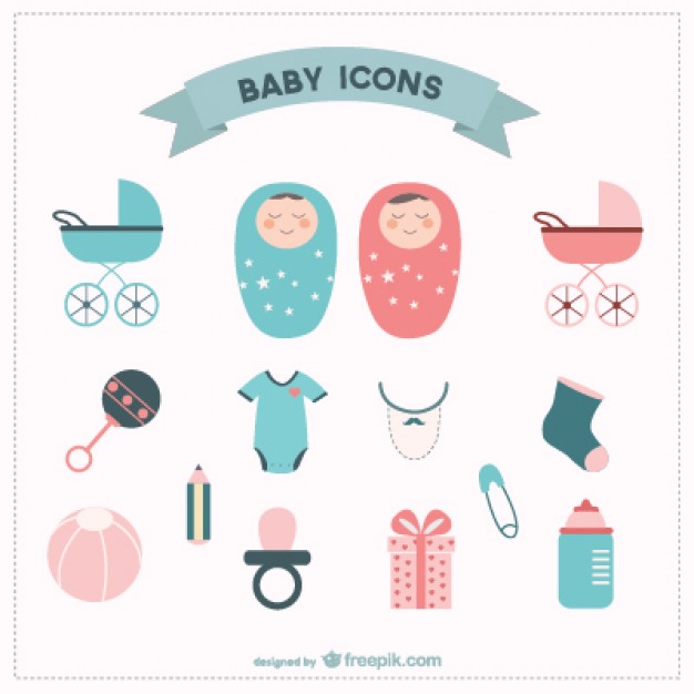 626x626 Baby Icons Set Vector Free Download