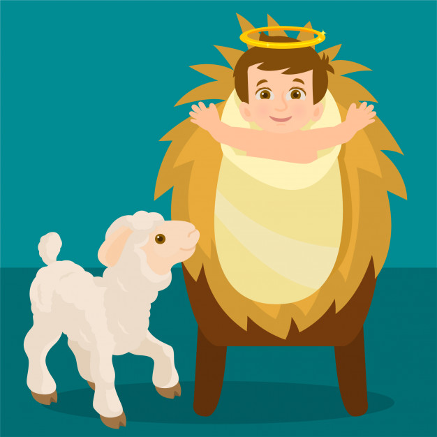 626x626 Baby Jesus Vector Premium Download