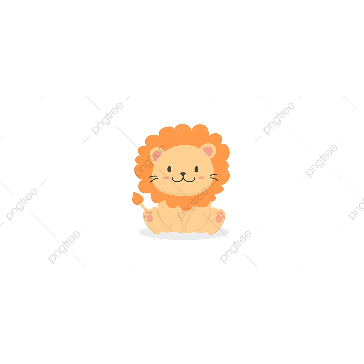 1200x1200 Cute Baby Lion Icon, Lion, Cute, Vector Png And Vector