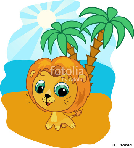 453x500 Cute Baby Lion Vector Illustration Stock Image And Royalty Free